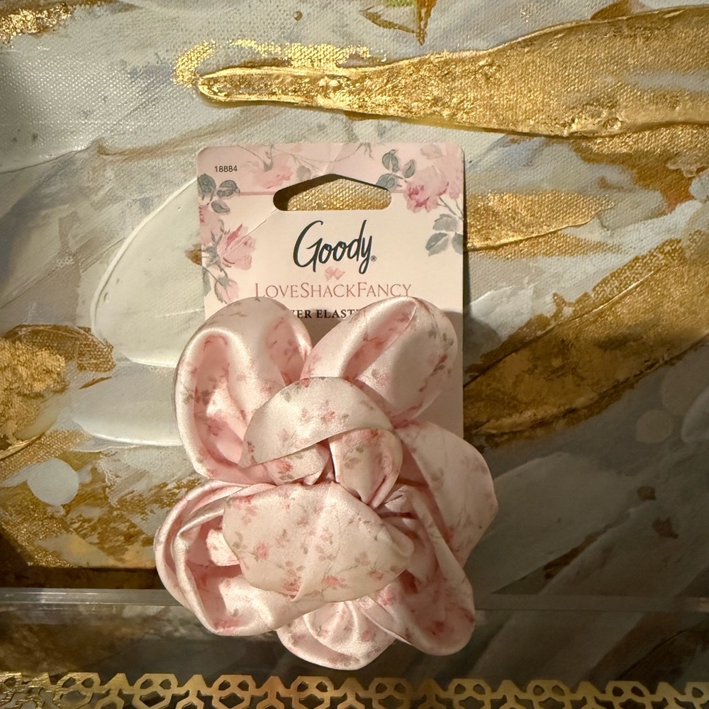 LoveShackFancy Pink Hair Scrunchie